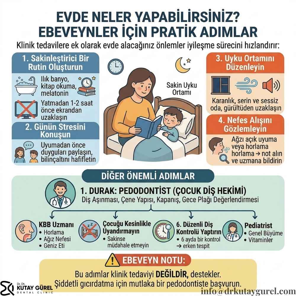 Çocuklarda uykuda diş gıcırdatma nasıl geçer