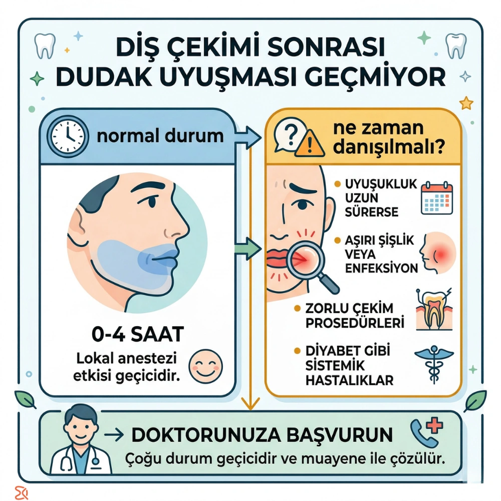 dişe yapılan anestezi ne zaman geçer