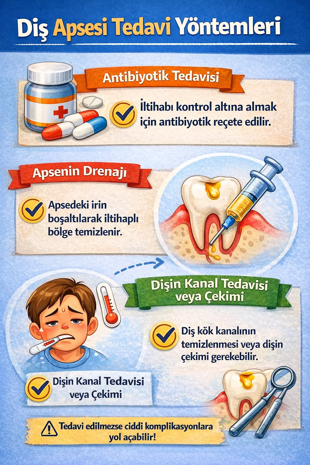 Diş Apsesi Tedavi Yöntemleri