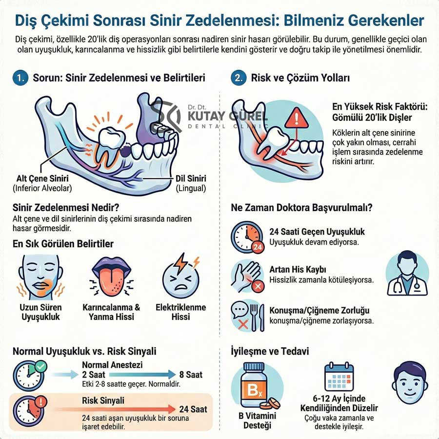 Diş Çekimi Sonrası Sinir Zedelenmesi Nedir