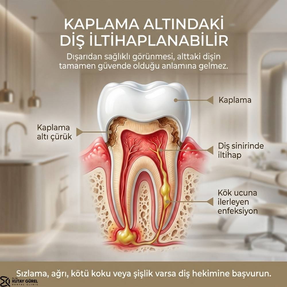 Kaplamalı diş neden iltihaplanır