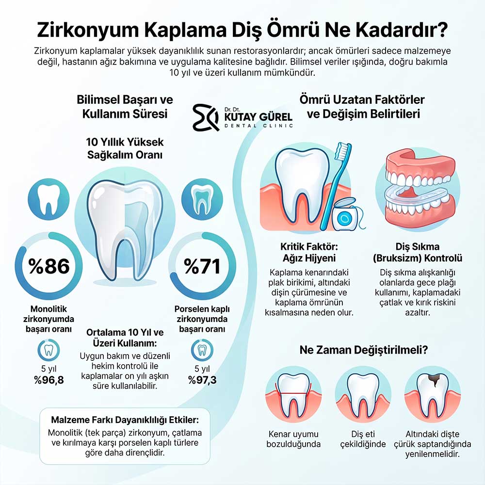zirkonyum dis ömrü ne kadar