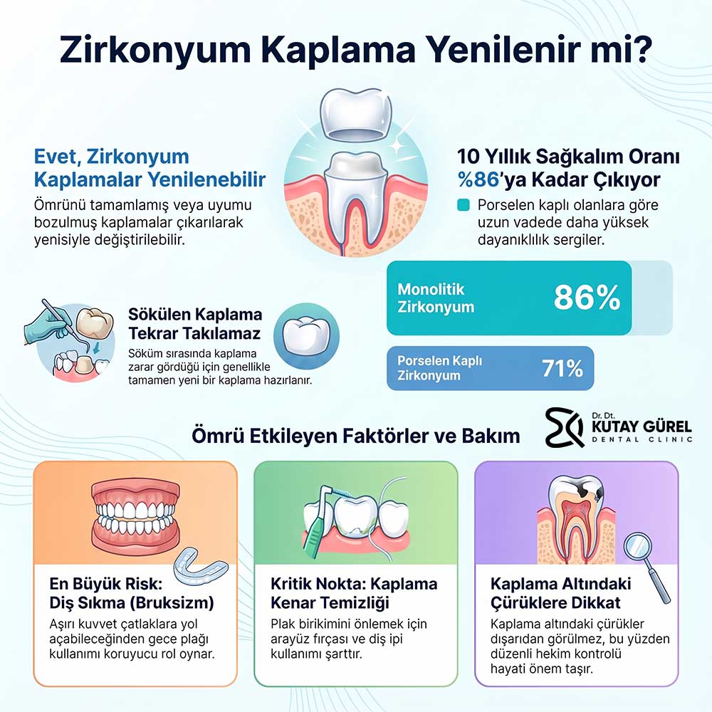 zirkonyum kaplama yenilenir mi