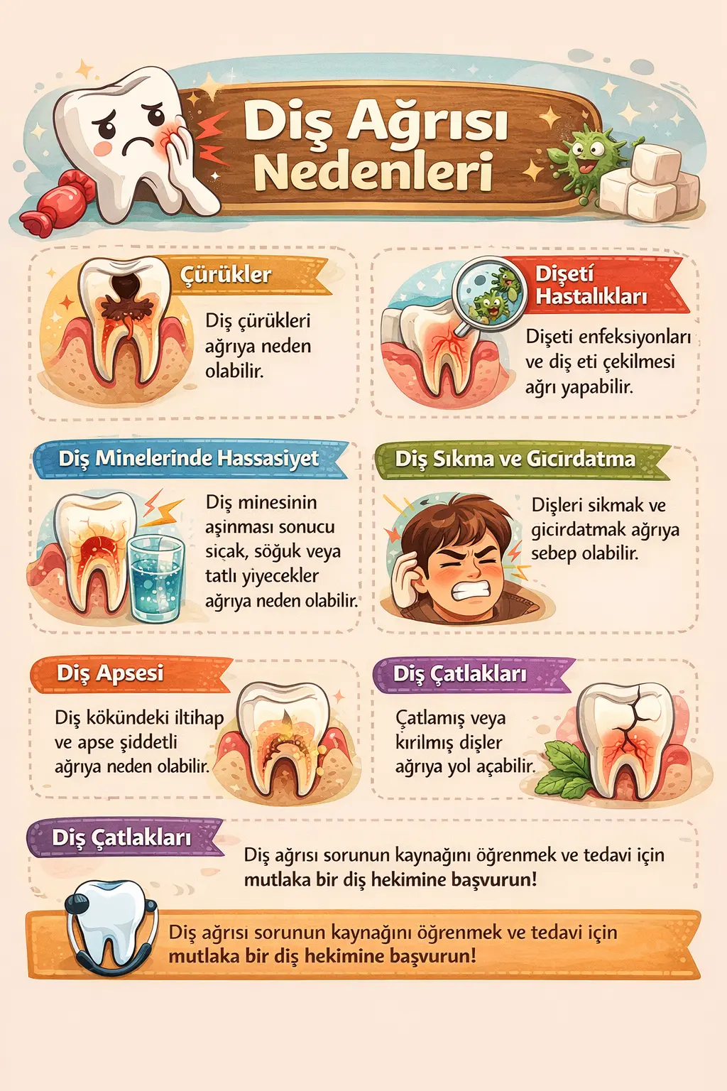İzmir Çiğli Geçmeyen diş ağrısı neyin belirtisi olabilir
